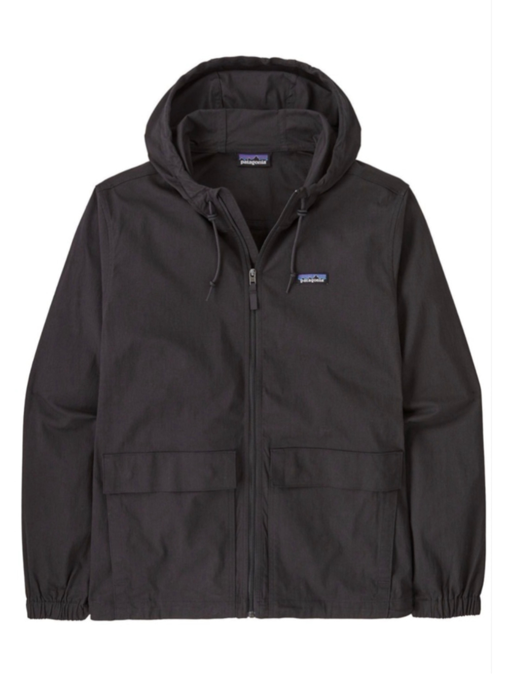 Patagonia Nomander Hooded Jacket Mens M Black Lightweight Full Zip NWT